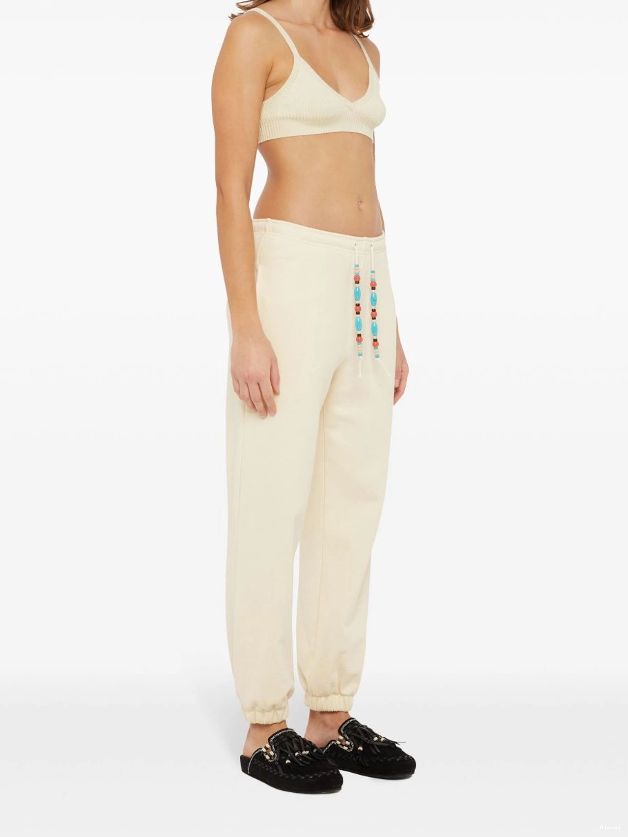 Affordable tapered Alanui bead-embellished Women trousers 0716
